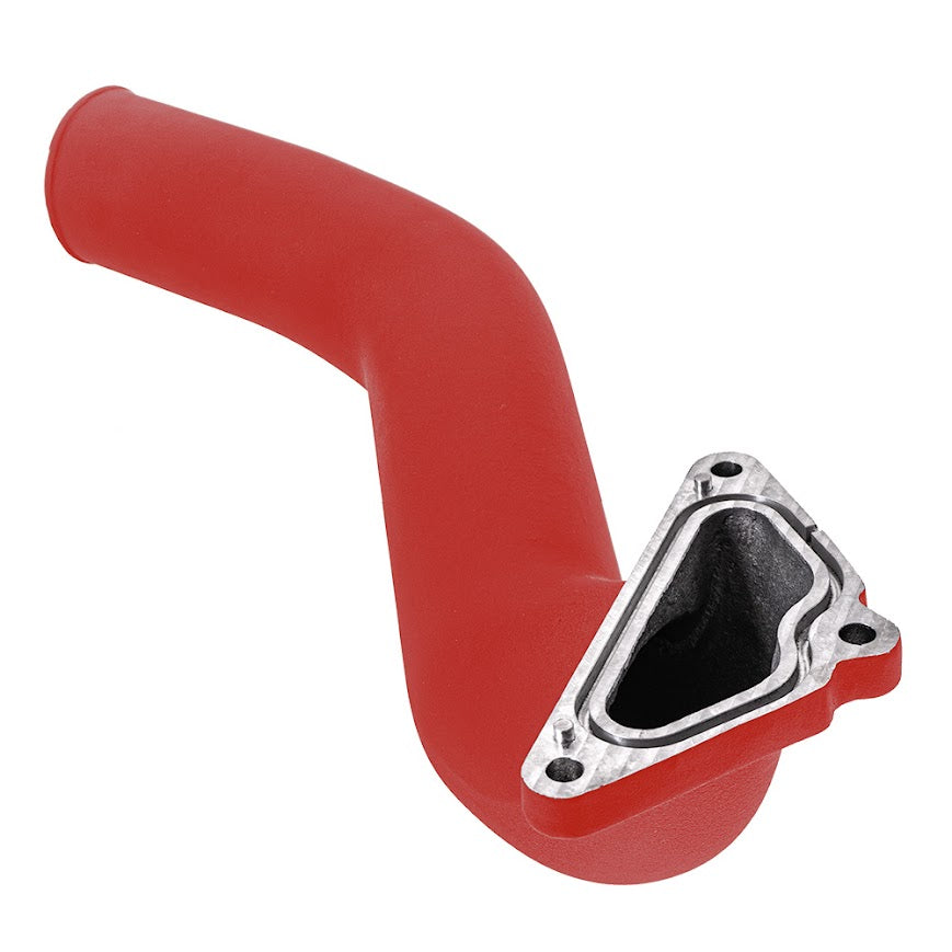 SMY GODZILLA Cast Aluminum Top Mount Intercooler Pipe - Red - 2022-2026 Subaru WRX