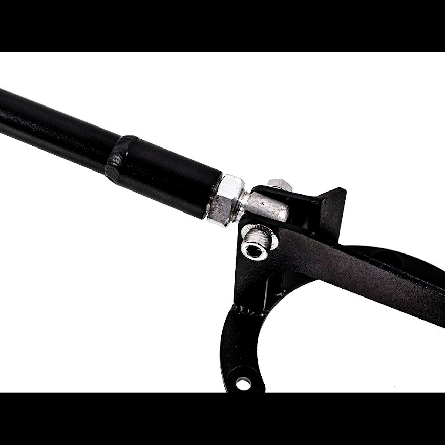 SMY TallBoy Front Strut Bar -Wrinkle Black - 2015-2021 Subaru WRX / STI (clears all AOS and TMIC)