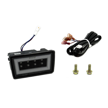 SMY F1 V3 Hyperflash (RBL) Double Smoked w/ DRL White Light Bar - 2011-2014 Subaru WRX / STI