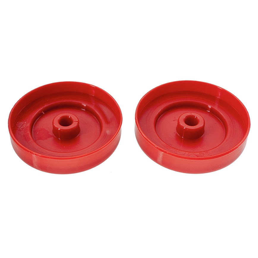 SMY Polyurethane Strut Tower Covers - Red - 2022-2026 Subaru WRX