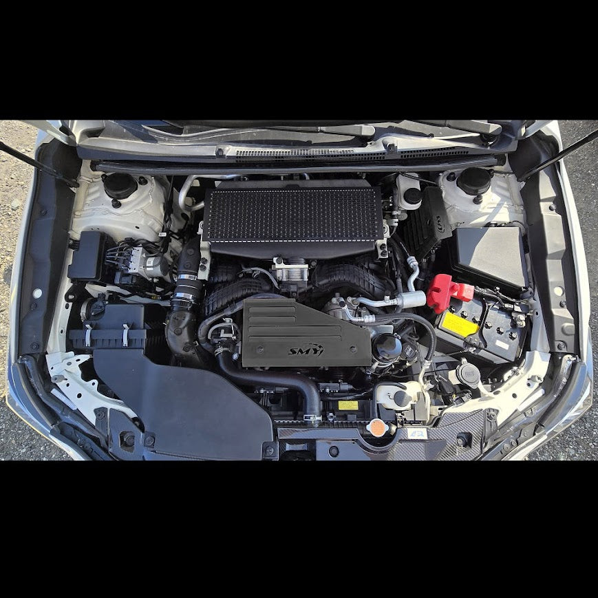 SMY Polyurethane Strut Tower Covers - Black - 2022-2026 Subaru WRX