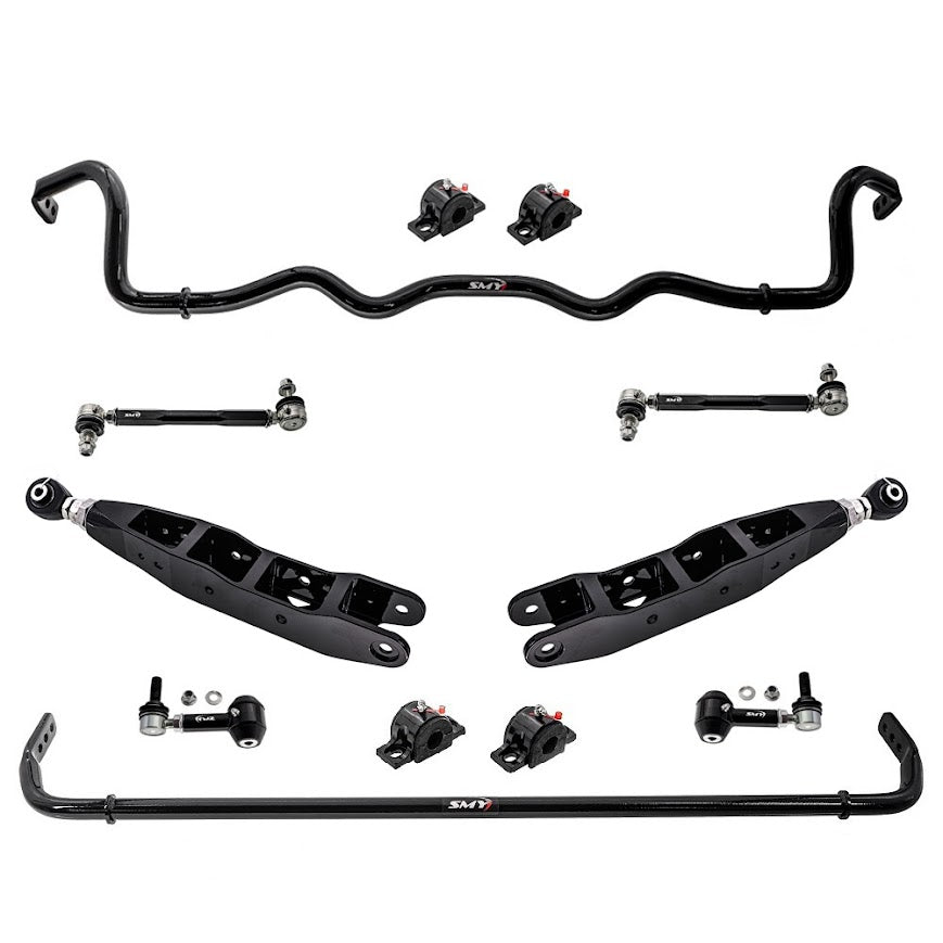 SMY Stealth 26mm Front and 24mm Rear Sway Bar Kit w/ Endlinks & LCA + Toe - 2022-2026 Subaru WRX