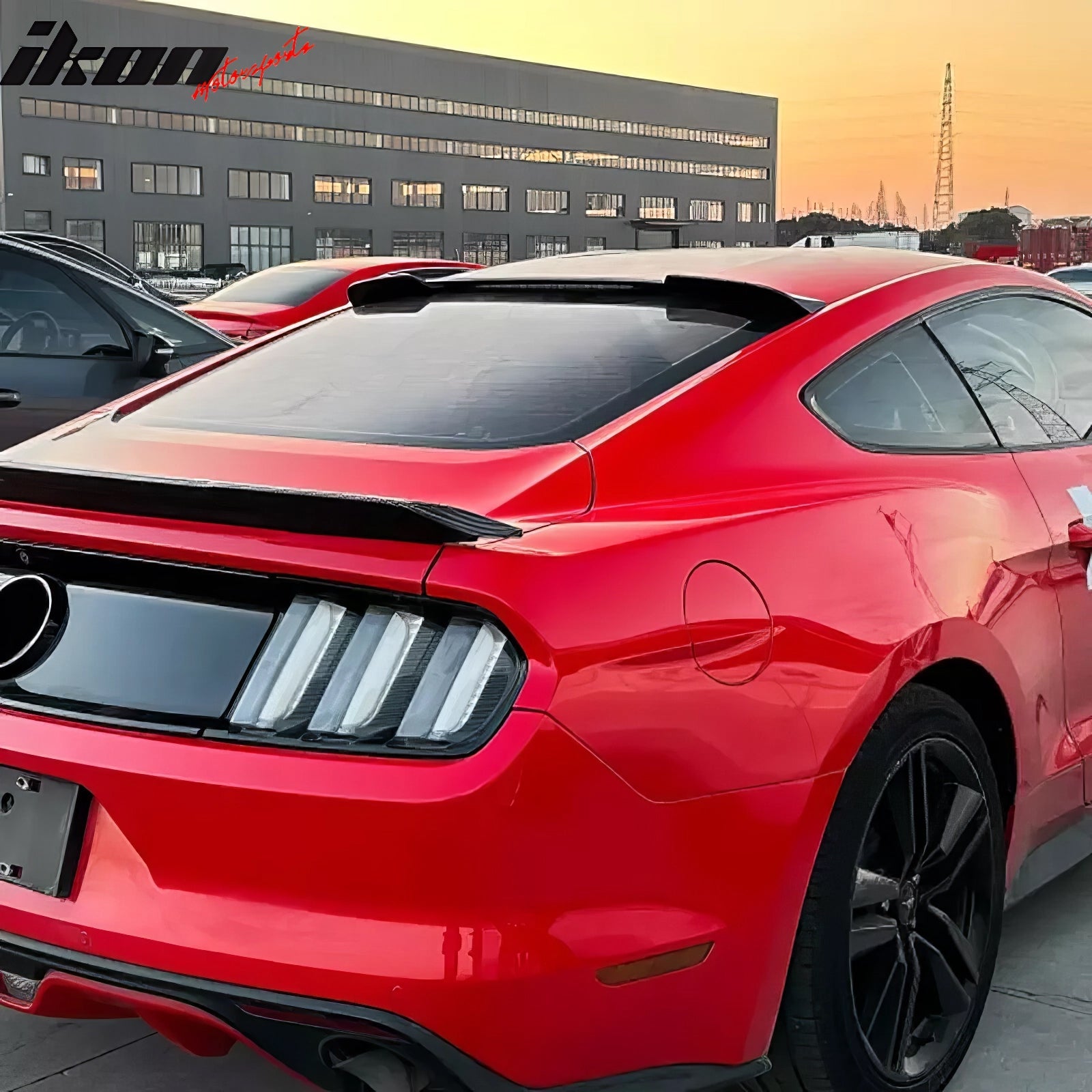 2015-2023 Ford Mustang Coupe IKON2 Style Rear Roof Spoiler ABS