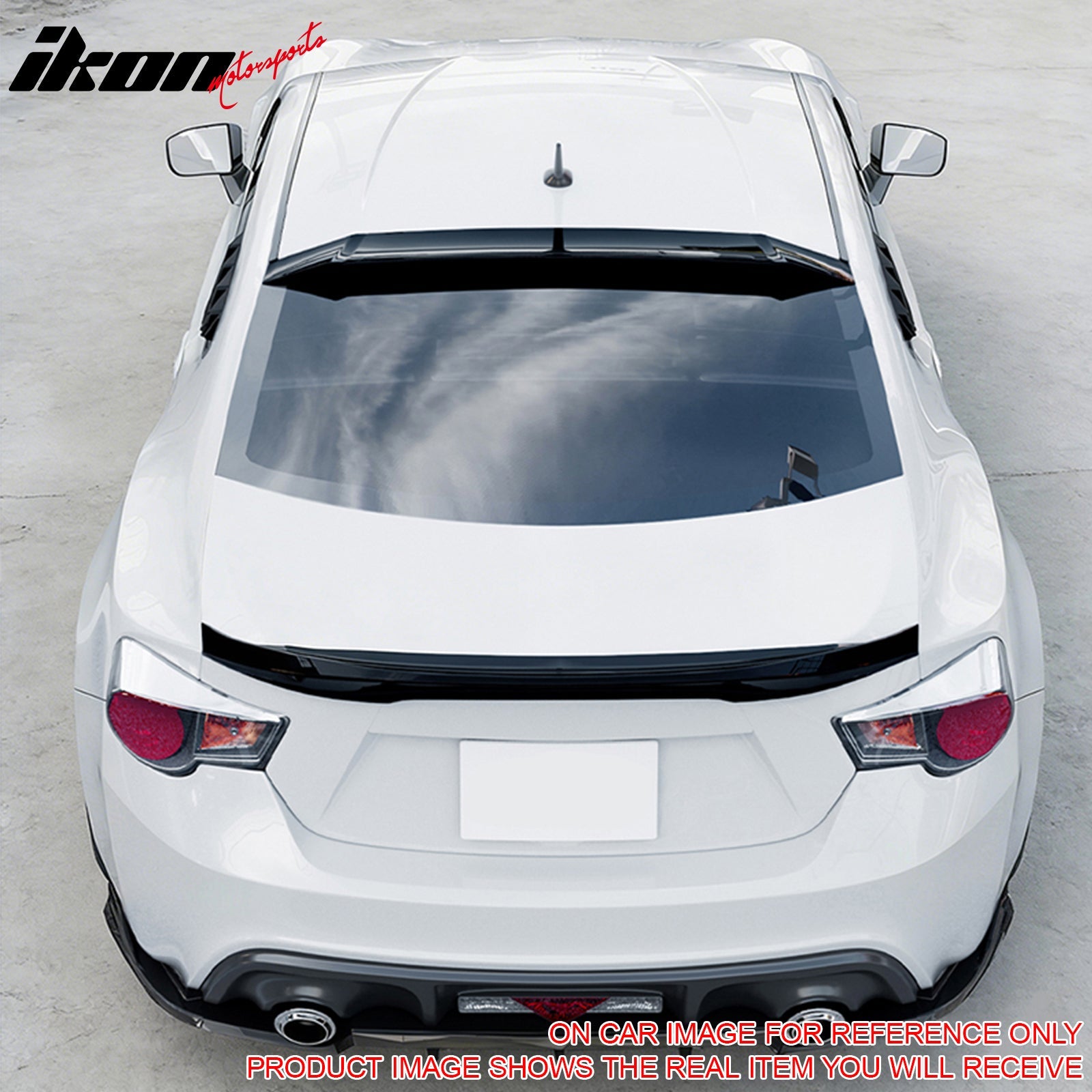 2013-2020 BRZ FR-S TY86 IKV3 Carbon Fiber Print Rear Roof Spoiler ABS