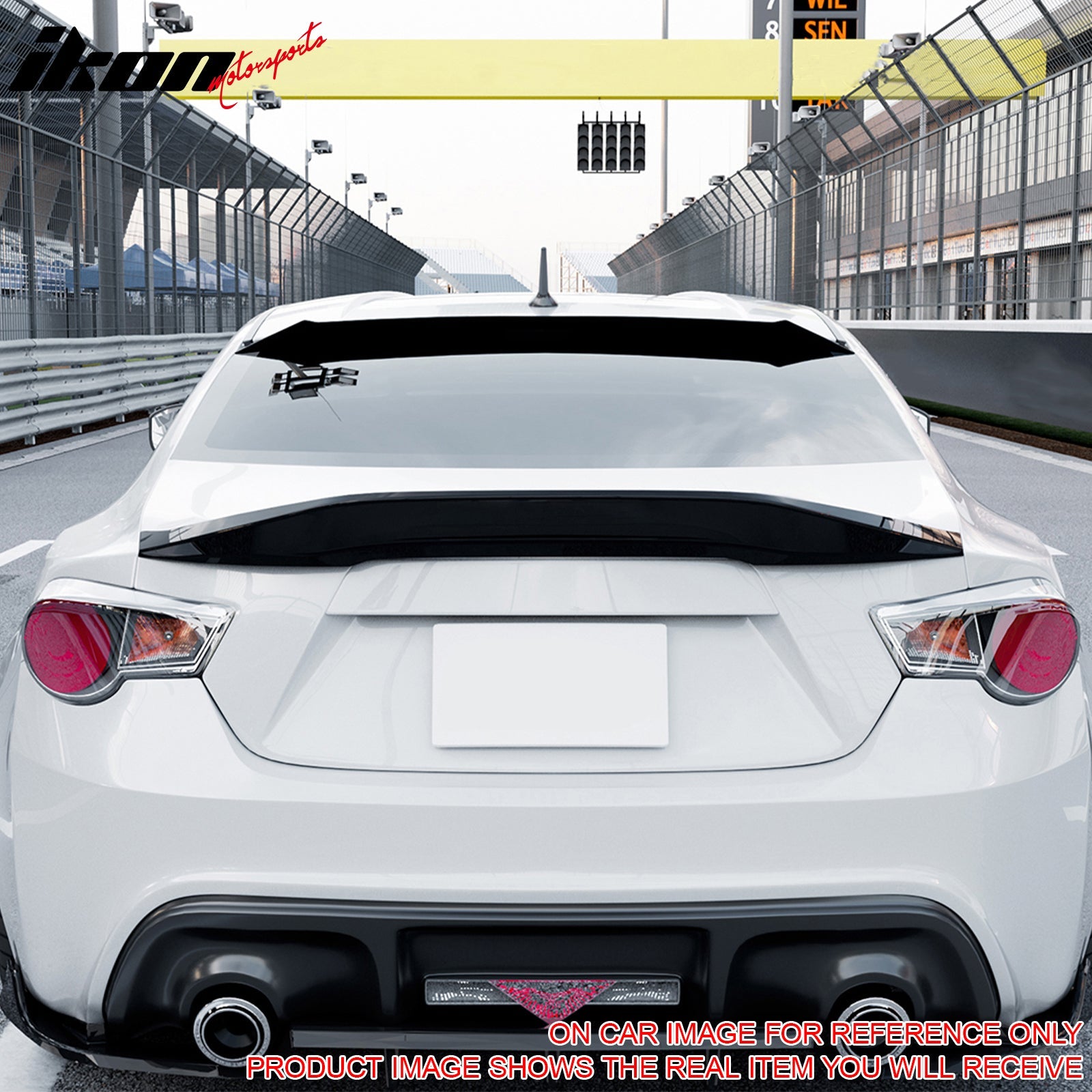 2013-2020 BRZ FR-S TY86 IKV3 Carbon Fiber Print Rear Roof Spoiler ABS