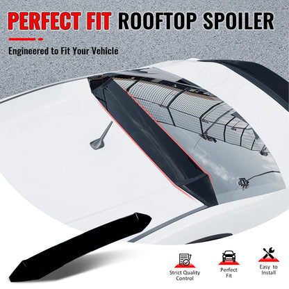 2013-2020 BRZ FR-S TY86 IKON V Style Gloss Black Rear Roof Spoiler ABS