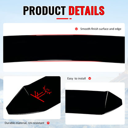 2013-2020 BRZ FR-S TY86 IKON V Style Gloss Black Rear Roof Spoiler ABS