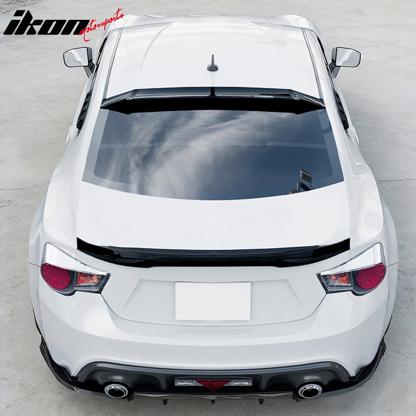 2013-2020 BRZ FR-S TY86 IKON V Style Gloss Black Rear Roof Spoiler ABS