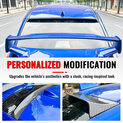 2015-2021 Subaru WRX IKON Style Carbon Fiber Print Roof Spoiler ABS