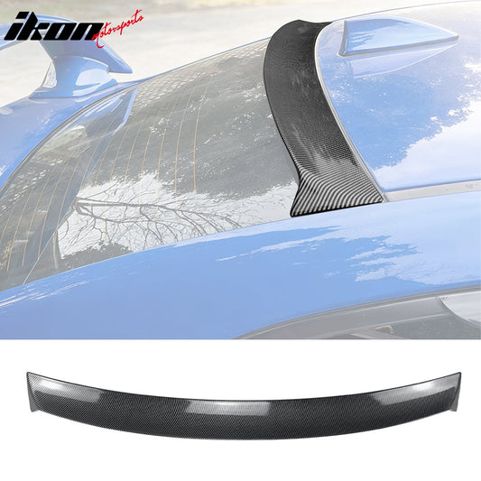 2015-2021 Subaru WRX IKON Style Carbon Fiber Print Roof Spoiler ABS