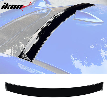 2015-2021 Subaru WRX IKON Style Gloss Black Rear Roof Spoiler Wing ABS