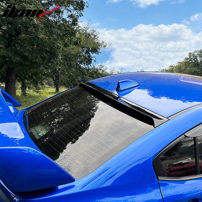 2015-2021 Subaru WRX IKON Style Gloss Black Rear Roof Spoiler Wing ABS