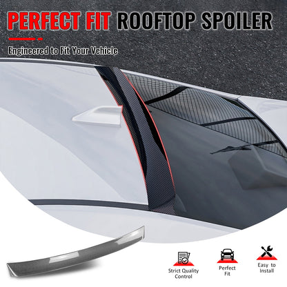 2022-2025 Subaru WRX IKON Style Carbon Fiber Print Roof Spoiler ABS