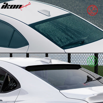 2022-2025 Subaru WRX IKON Style Carbon Fiber Print Roof Spoiler ABS