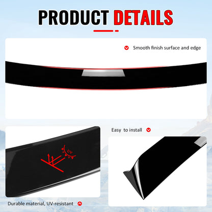 2022-2025 Subaru WRX IKON Style Gloss Black Rear Roof Spoiler Wing ABS