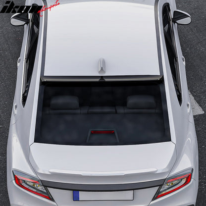 2022-2025 Subaru WRX IKON Style Gloss Black Rear Roof Spoiler Wing ABS