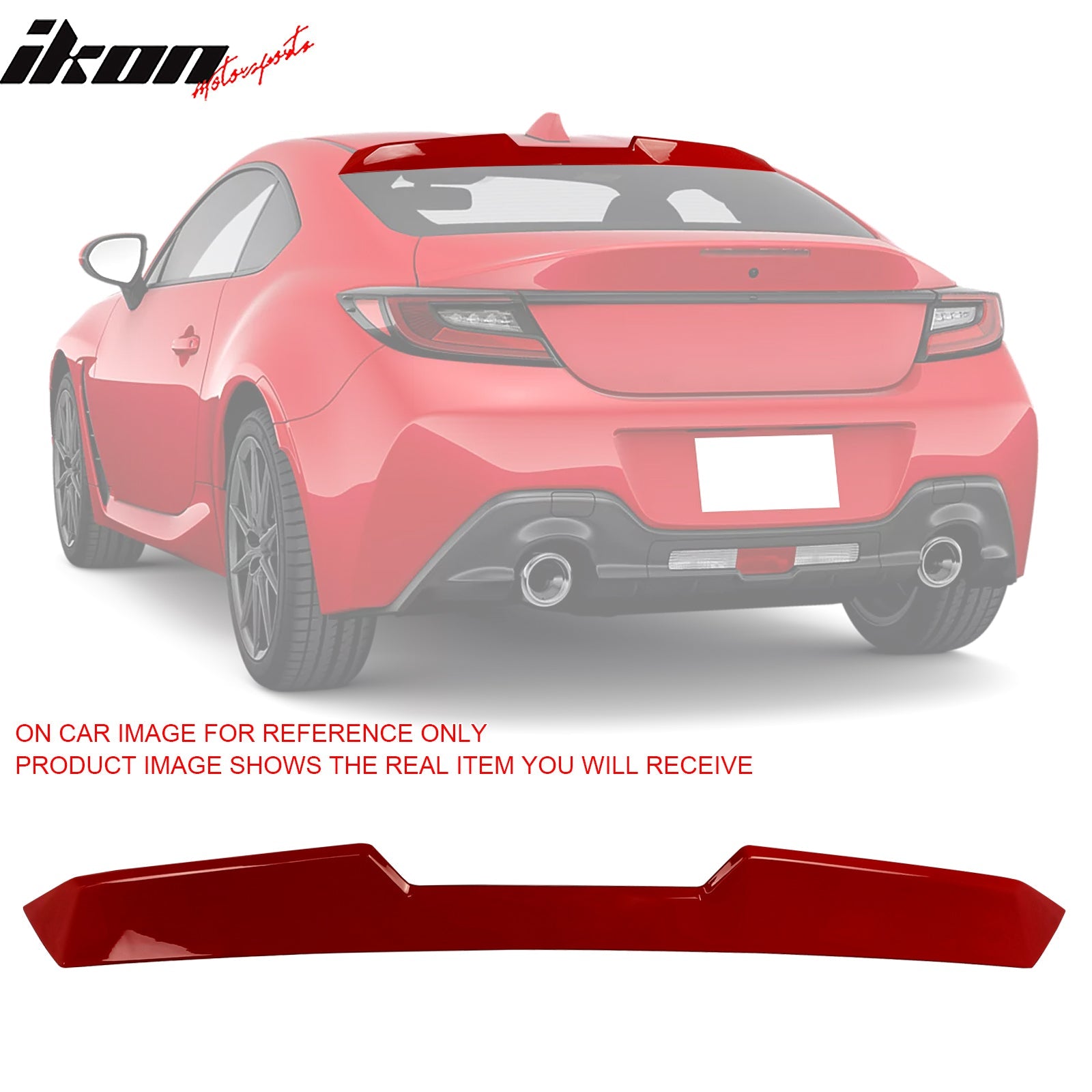 2022-2026 Subaru BRZ Toyota GR86 V Style Rear Roof Spoiler ABS