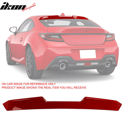 2022-2026 Subaru BRZ Toyota GR86 V Style Rear Roof Spoiler ABS