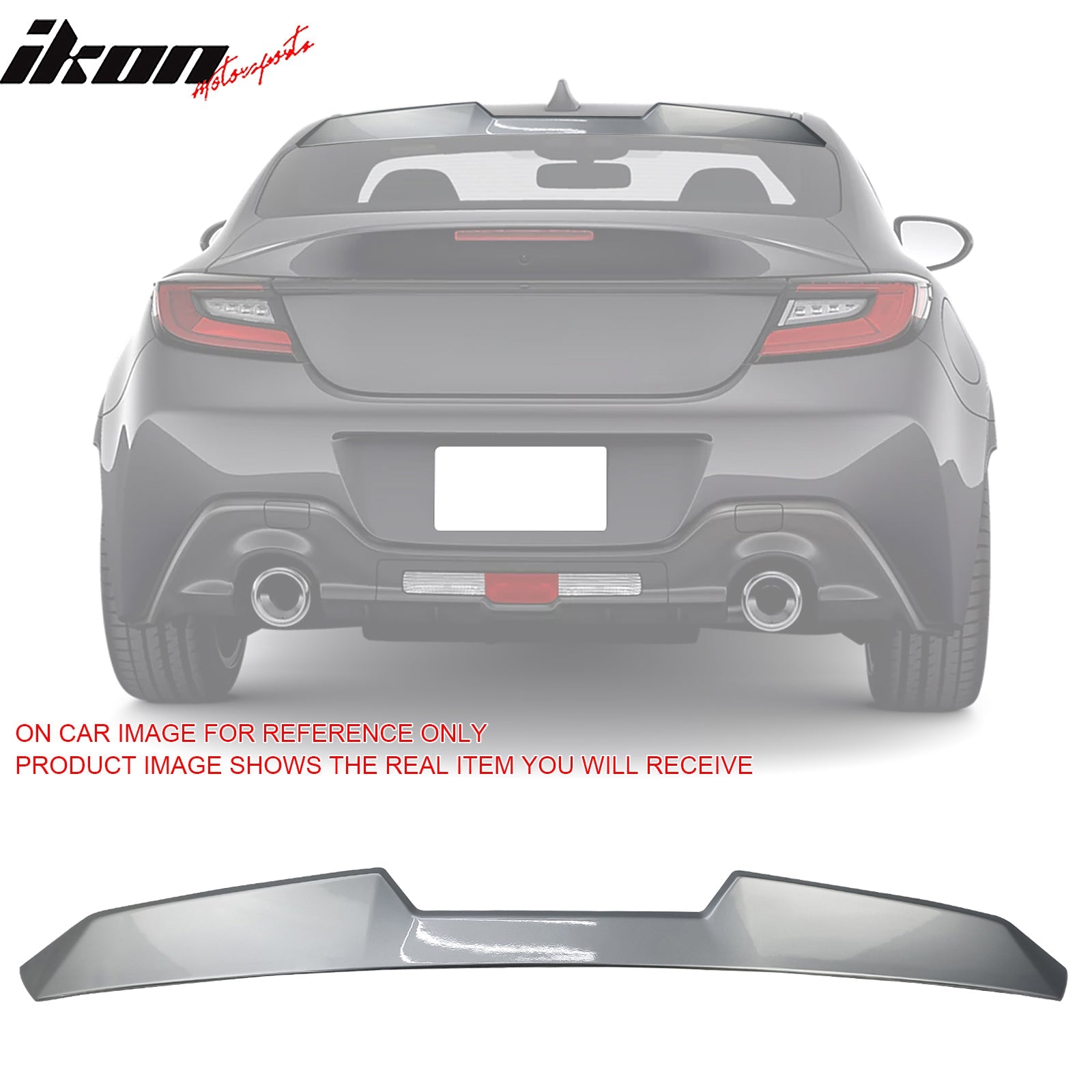 2022-2026 Subaru BRZ Toyota GR86 V Style Rear Roof Spoiler ABS