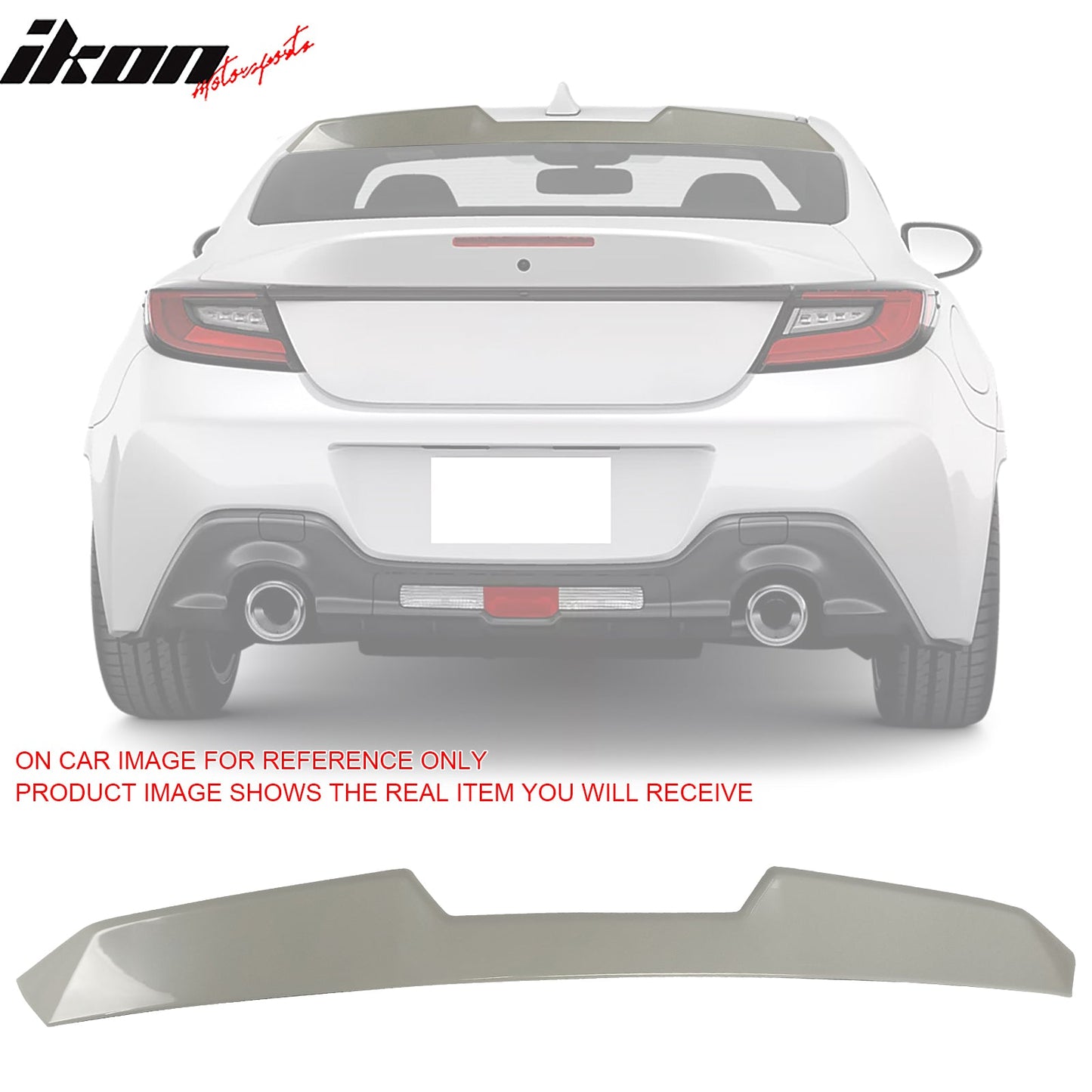 2022-2026 Subaru BRZ Toyota GR86 V Style Rear Roof Spoiler ABS