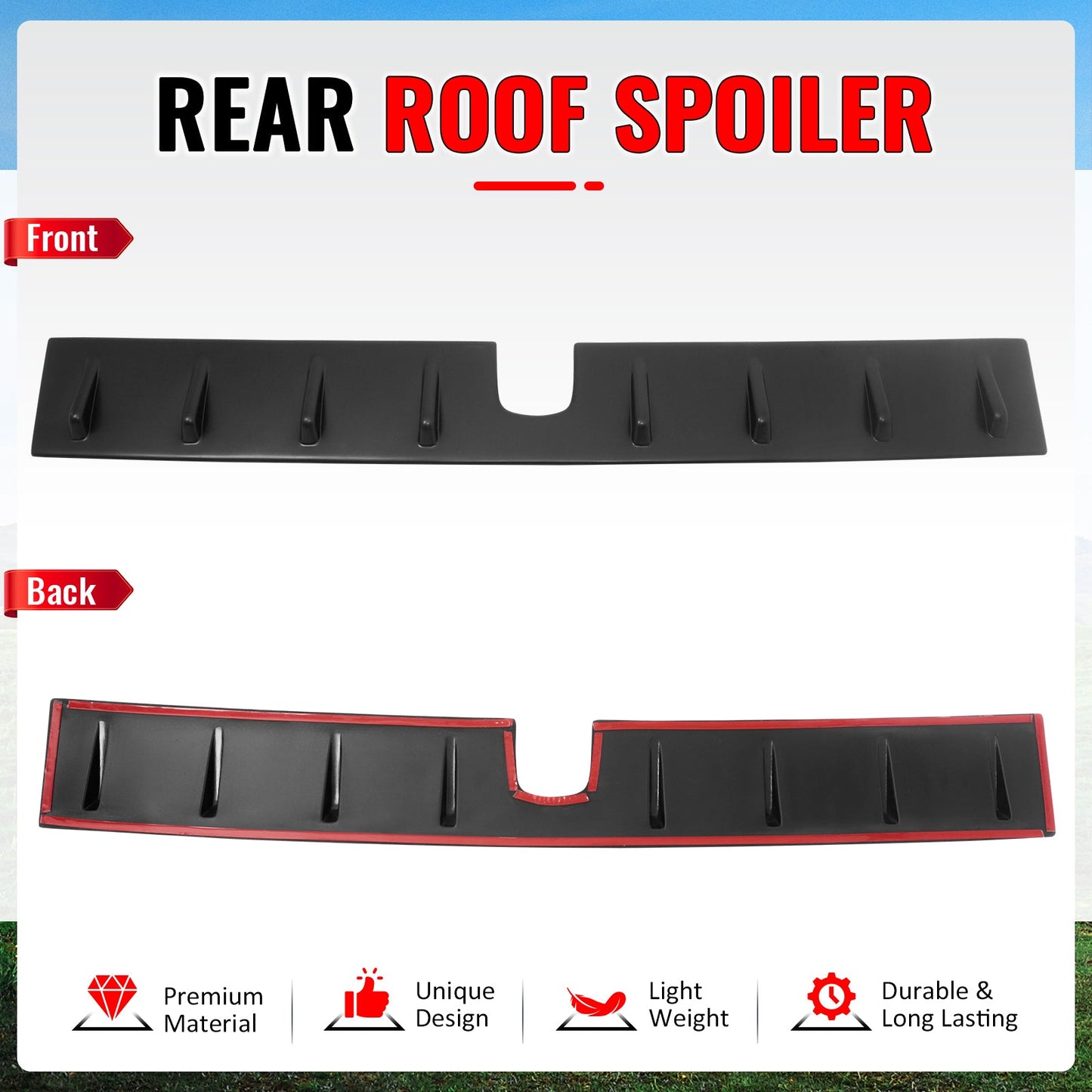 2022-2026 Subaru BRZ& GR86 OE Style Roof Vortex Spoiler ABS
