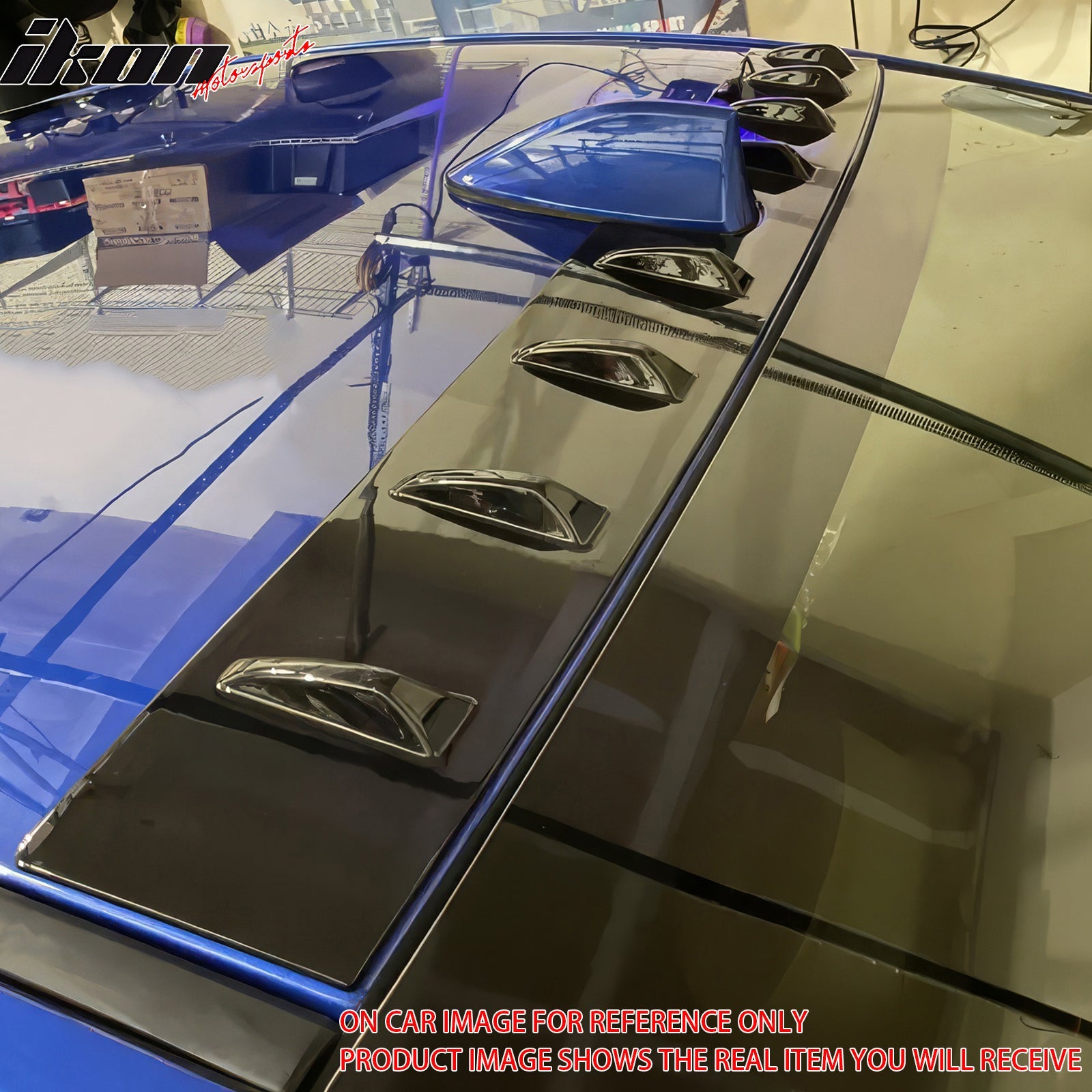 2022-2025 Subaru WRX D2 Style Gloss Black Rear Roof Spoiler ABS