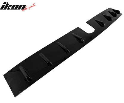 2022-2025 Subaru WRX D2 Style Gloss Black Rear Roof Spoiler ABS