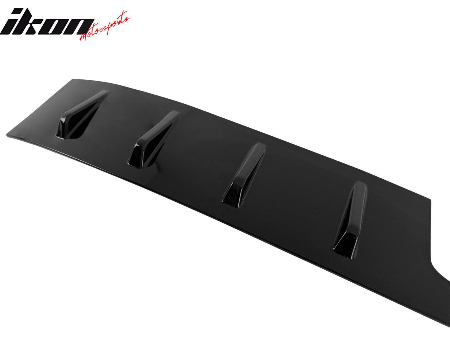 2022-2025 Subaru WRX D2 Style Gloss Black Rear Roof Spoiler ABS