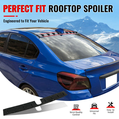 2015-2021 Subaru WRX 2012-2016 Impreza Gloss Black Roof Spoiler PP