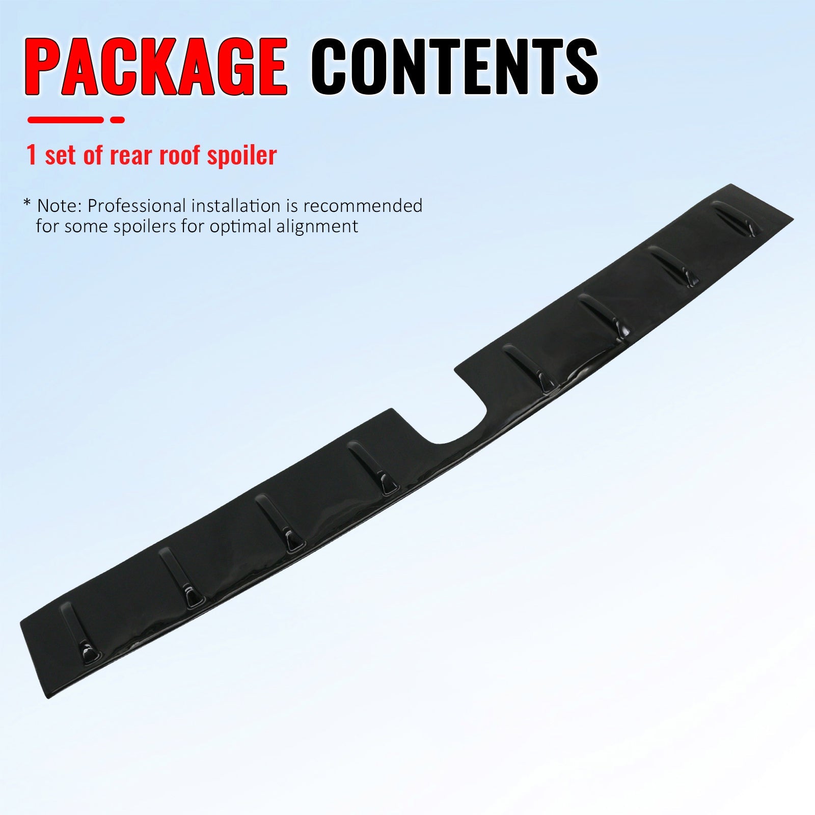 2015-2021 Subaru WRX 2012-2016 Impreza Gloss Black Roof Spoiler PP