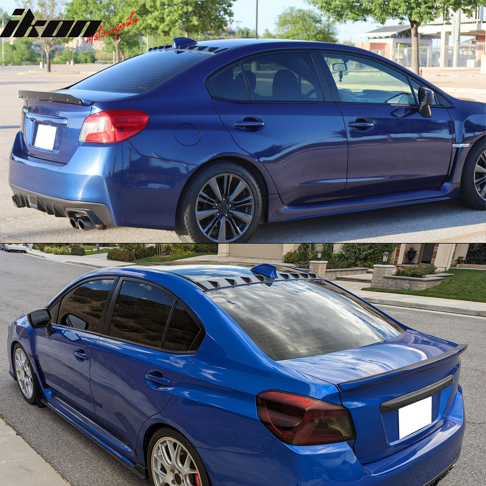 2015-2021 Subaru WRX 2012-2016 Impreza Gloss Black Roof Spoiler PP