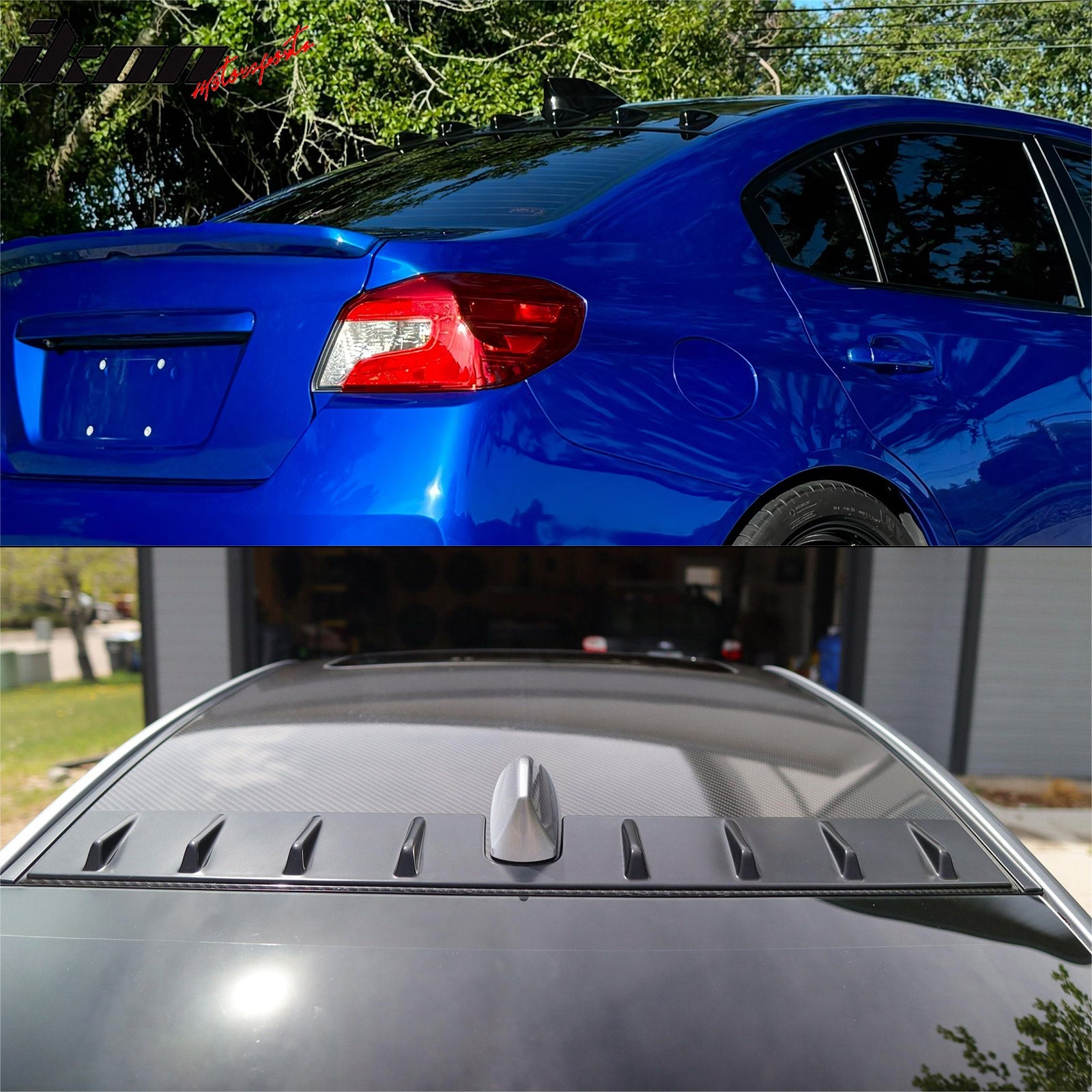 2015-2021 Subaru WRX 2012-2016 Impreza Gloss Black Roof Spoiler PP