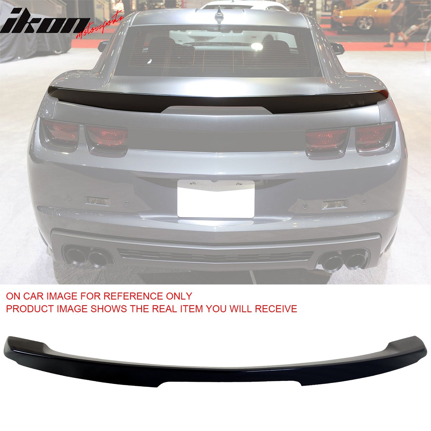 2010-2013 Chevy Camaro ZL1 Painted Color ABS Trunk Spoiler W/ LED Lamp