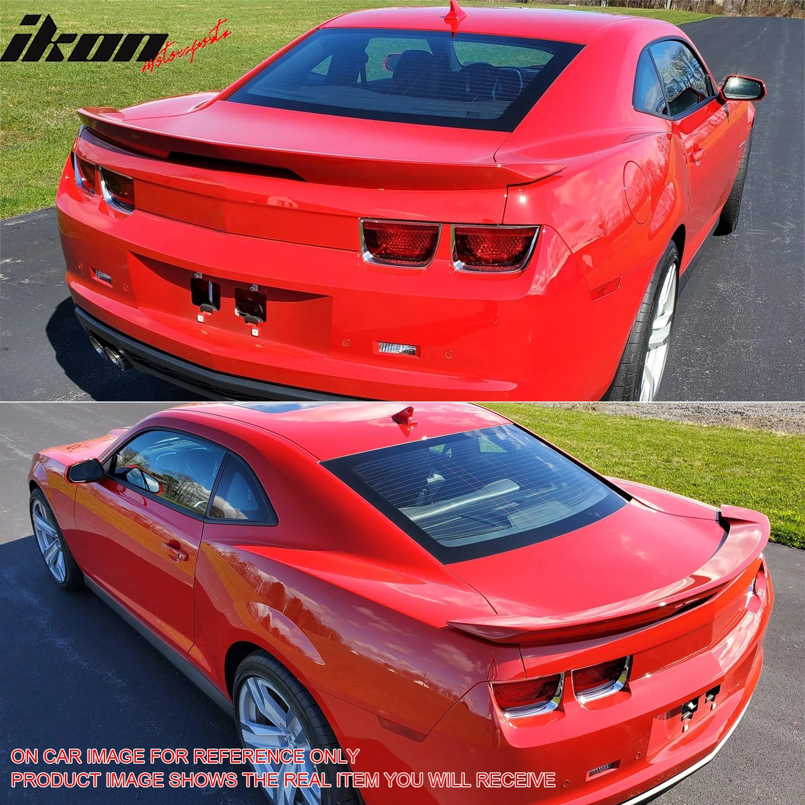 2010-2013 Chevy Camaro ZL1 Painted Color ABS Trunk Spoiler W/ LED Lamp