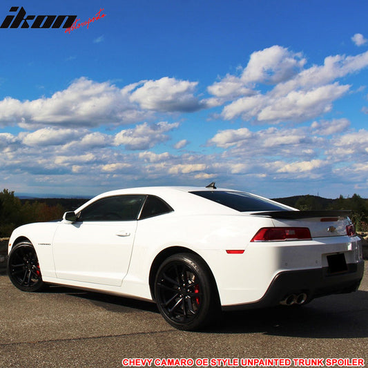 2014-2015 Chevy Camaro Rear Trunk Spoiler Ducktail Wing Lip ABS