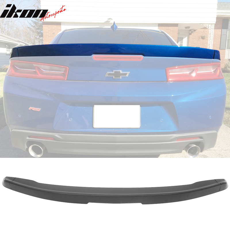 2016-2024 Chevy Camaro OE Style Unpainted Rear Trunk Spoiler Wing ABS