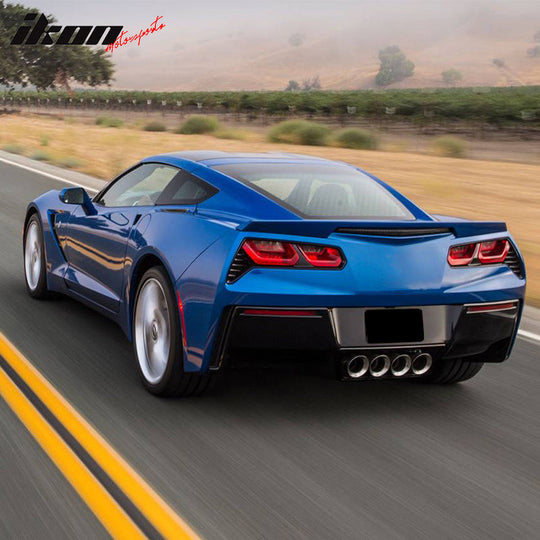 2014-2019 Chevrolet Corvette C7 Painted ABS Rear Trunk Spoiler Wing