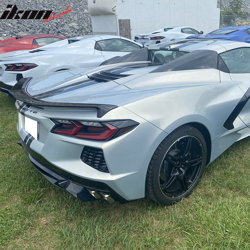 2020-2025 Chevy Corvette Z51 Low Profile Trunk Rear Spoiler ABS