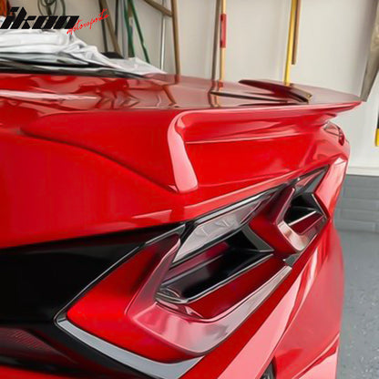 2020-2025 Chevy Corvette Z51 Low Profile Trunk Rear Spoiler ABS