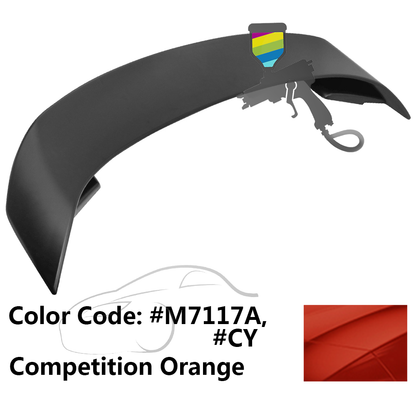 2015-2023 Ford Mustang Coupe Convertible Rear Trunk Spoiler Wing ABS
