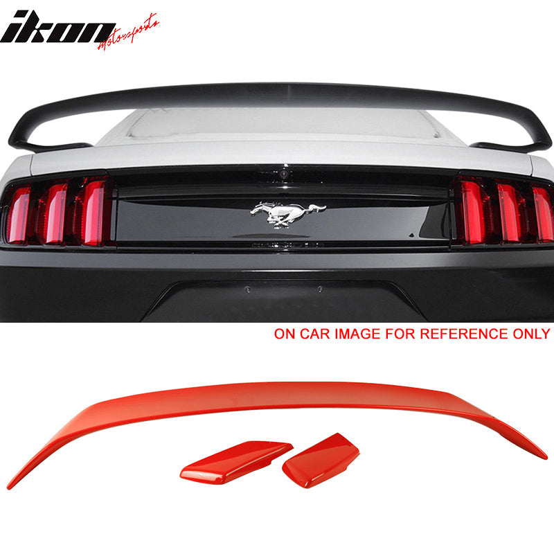 2015-2023 Ford Mustang Coupe Convertible Rear Trunk Spoiler Wing ABS