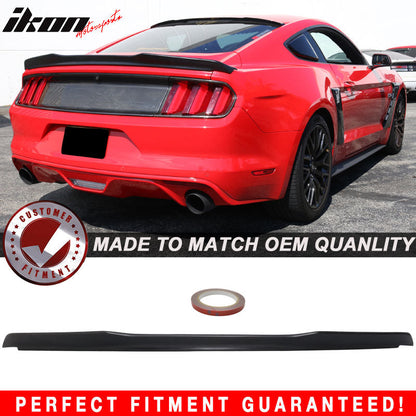 2015-2023 Ford Mustang Coupe H High Kick V Trunk Spoiler ABS