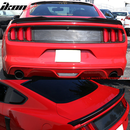 2015-2023 Ford Mustang Coupe H High Kick V Trunk Spoiler ABS