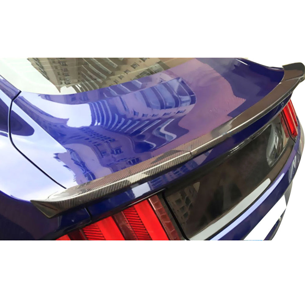 2015-2022 Ford Mustang IKON Style Carbon Fiber Trunk Spoiler Wing