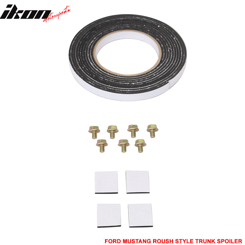 2015-2023 Ford Mustang Coupe R Style Carbon Fiber Rear Spoiler Wing