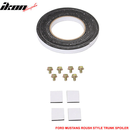 2015-2023 Ford Mustang Coupe R Style Carbon Fiber Rear Spoiler Wing