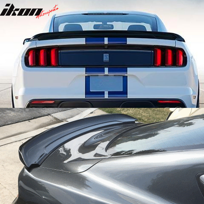 2015-2023 Ford Mustang GT350 Coupe Convertible Trunk Spoiler Wing ABS