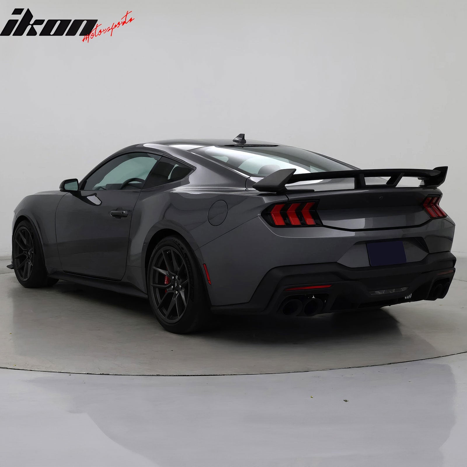 2024-2026 Ford Mustang Coupe Dark Horse Matte Black Trunk Spoiler ABS
