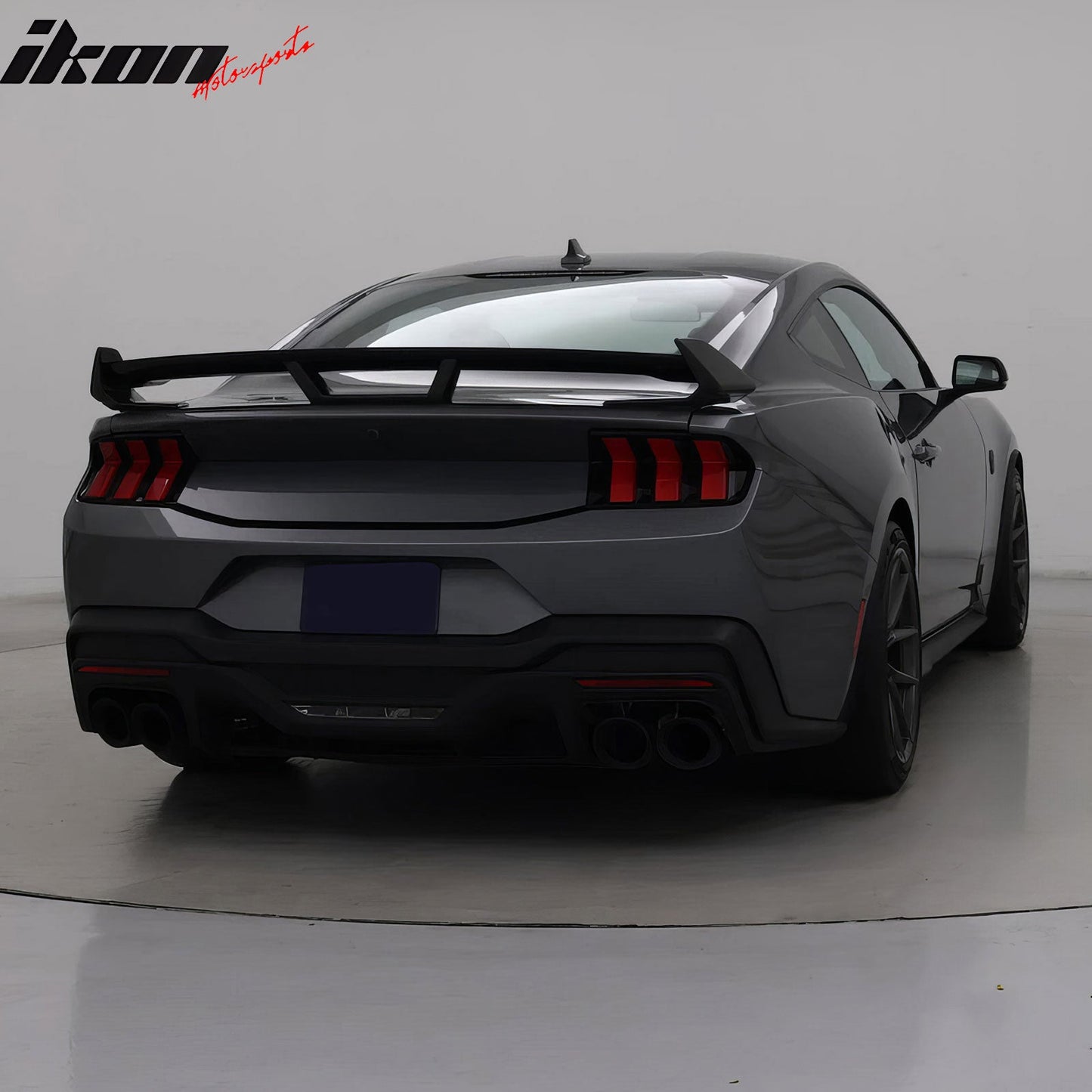 2024-2026 Ford Mustang Coupe Dark Horse Matte Black Trunk Spoiler ABS