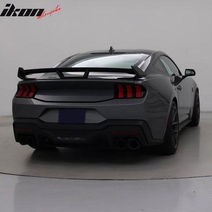 2024-2026 Ford Mustang Coupe Dark Horse Matte Black Trunk Spoiler ABS
